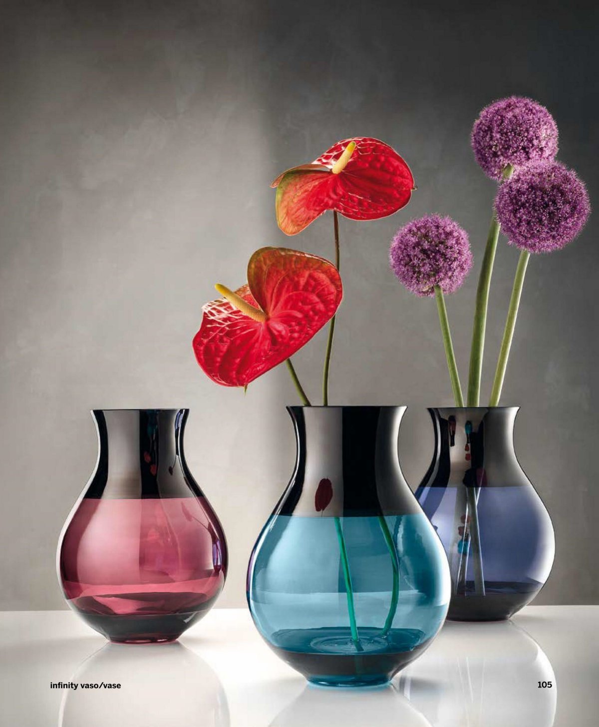 Стеклянная ваза в интерьере