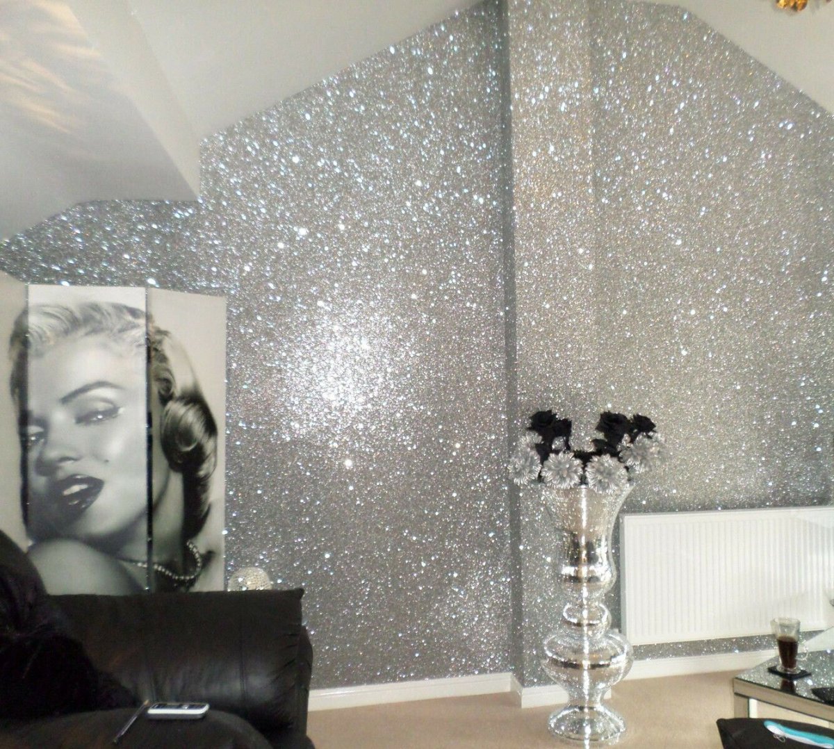 Декор с блестками для фотозоны