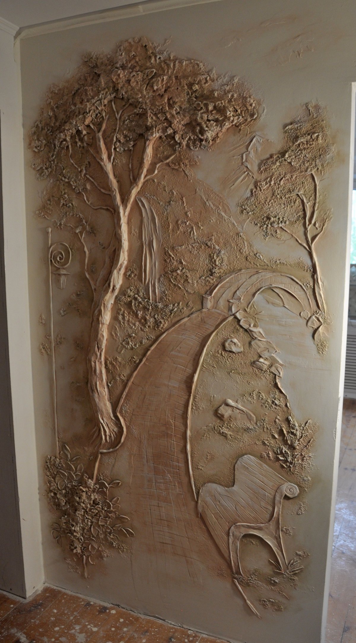 Настенная роспись деревья