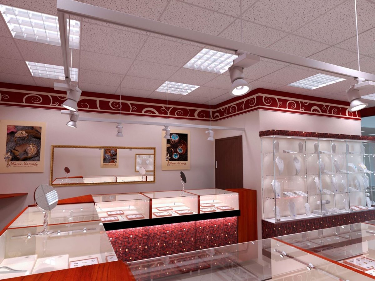 Дизайн ювелирного магазина