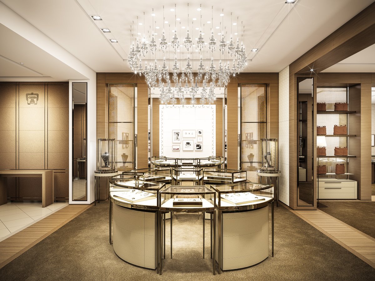 Интерьер Cartier Boutique