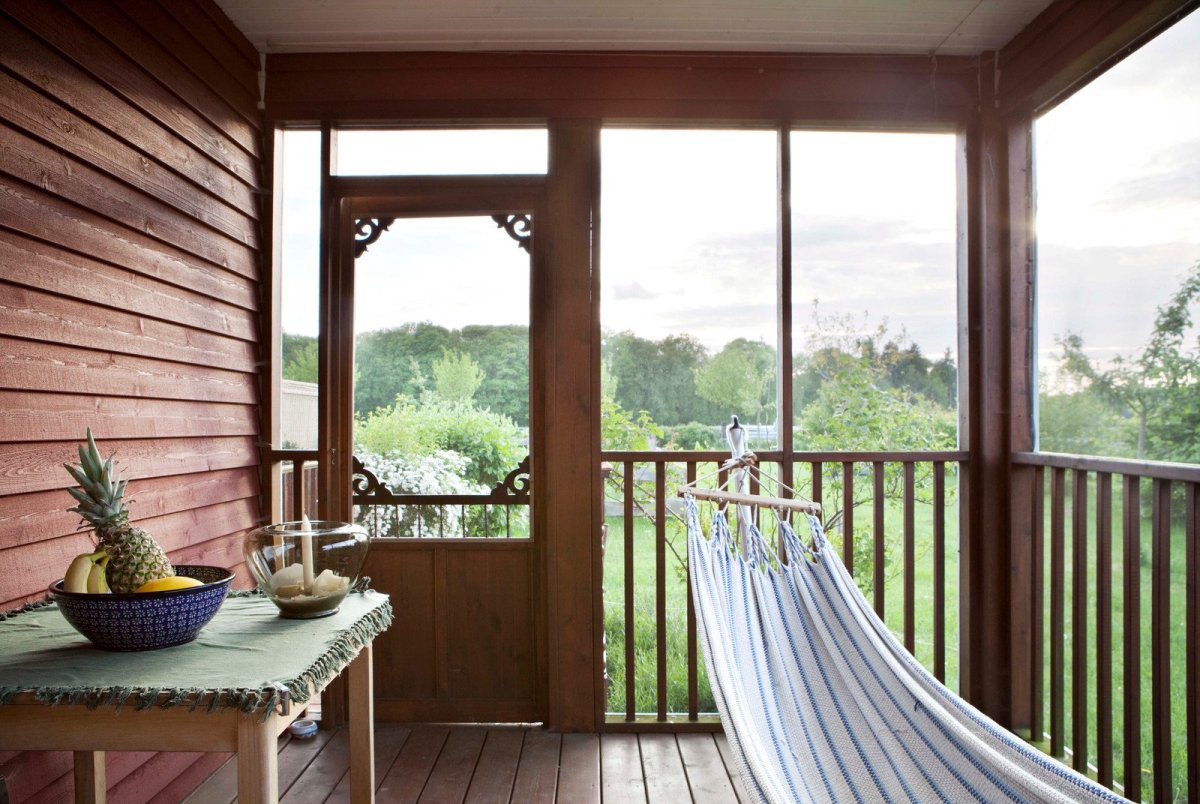 Футуристический интерьер терраса