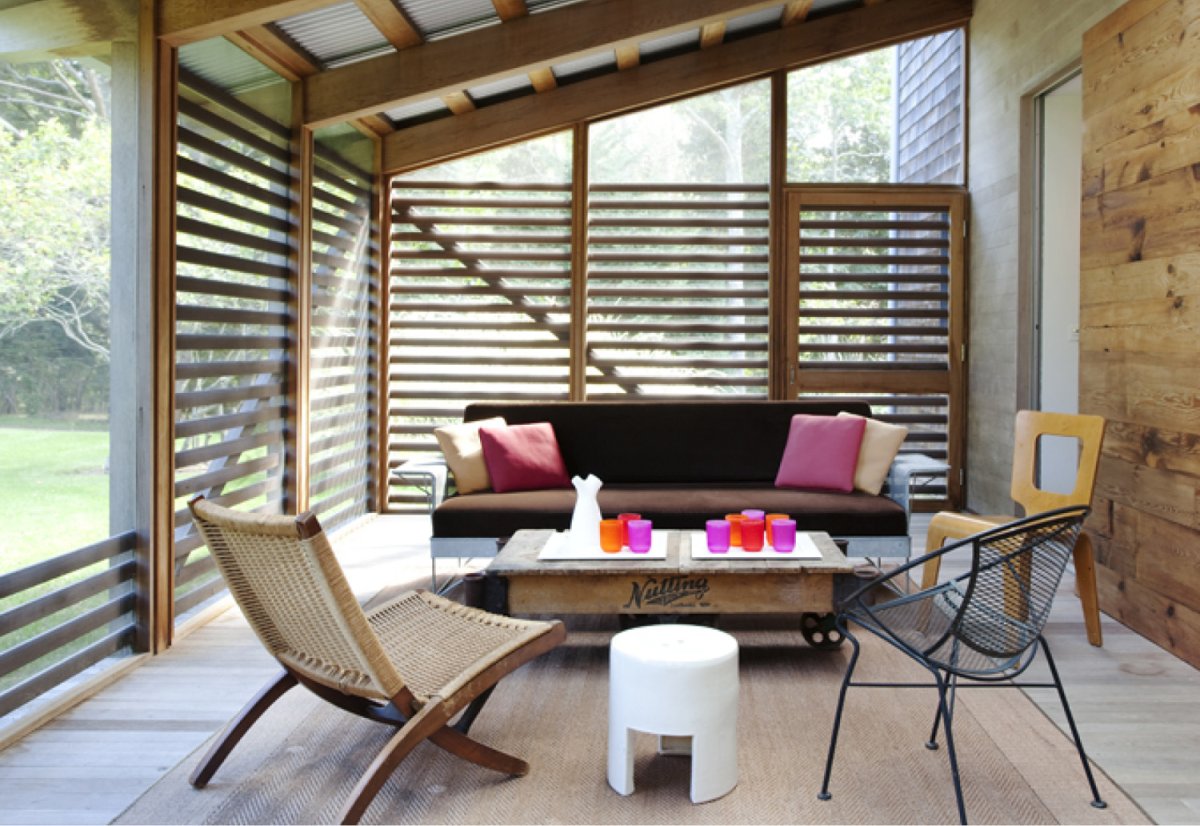 Веранда в современном стиле