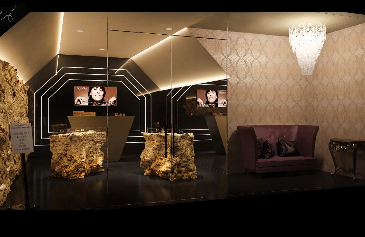 Интерьер ювелирного салона