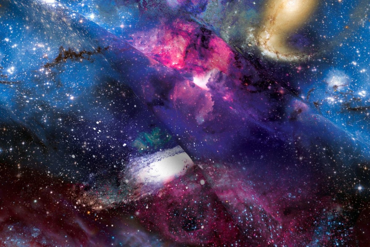 Туманности в космосе