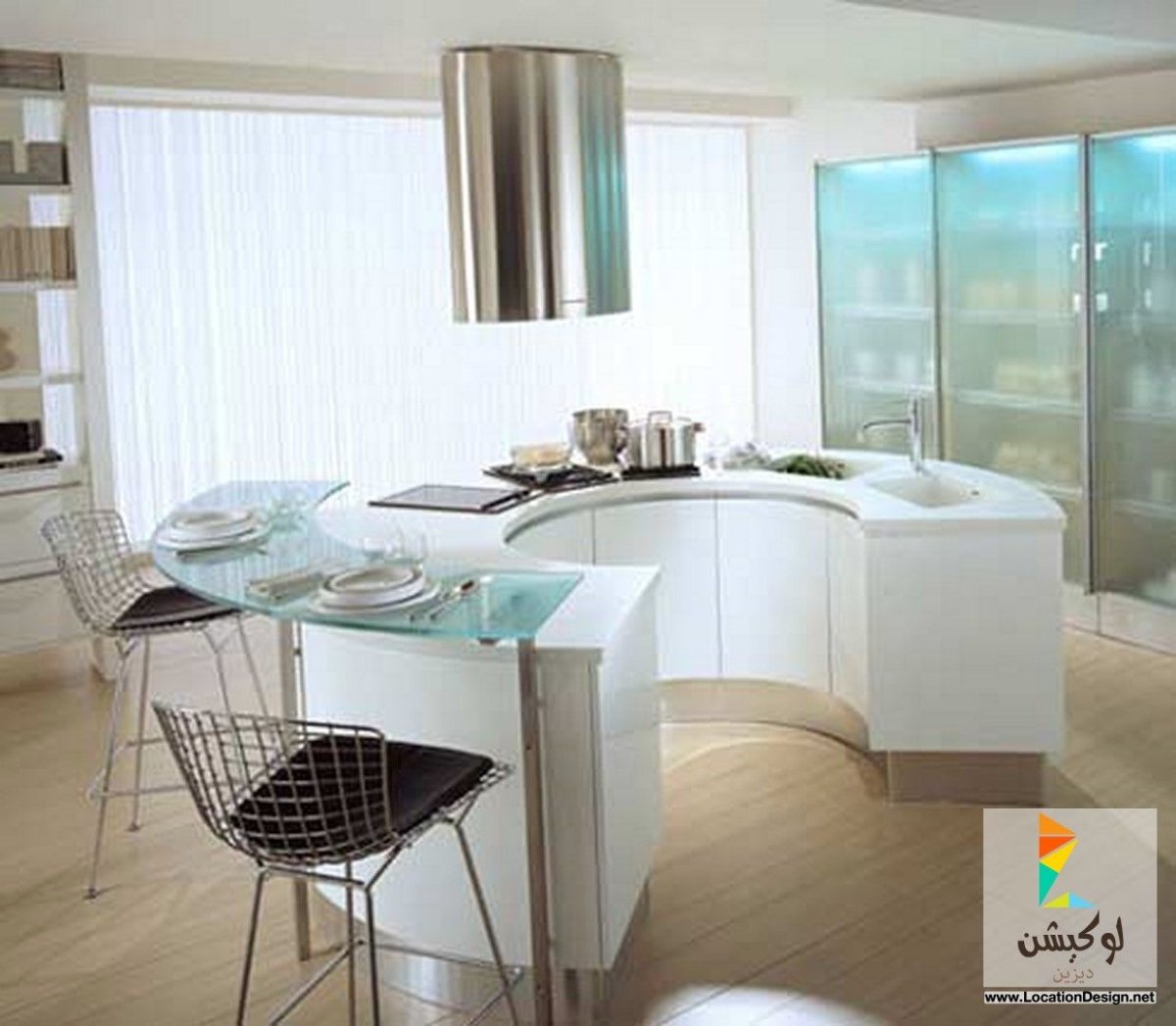 Мебель для круглой кухни