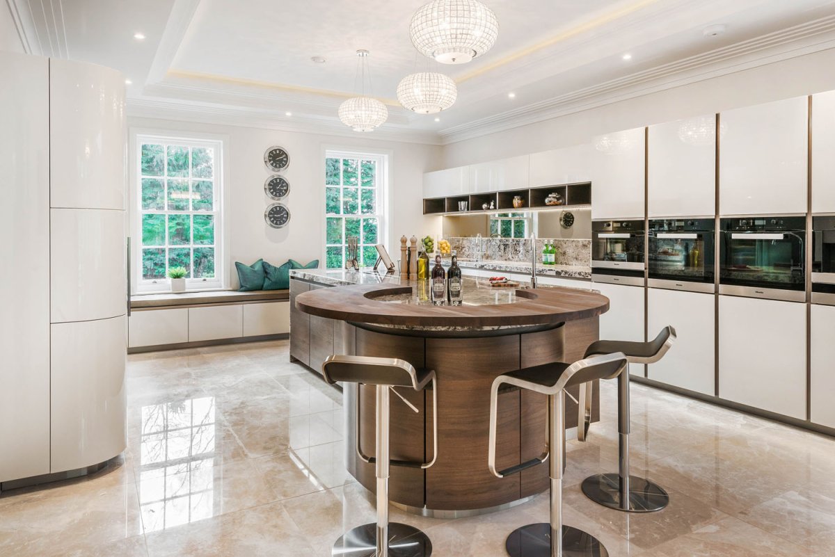 Проект круглой кухни