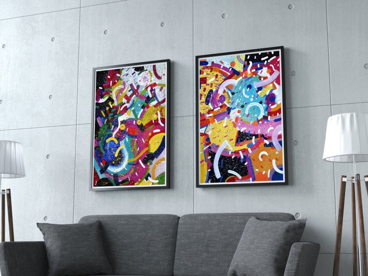 Диптих акрилом