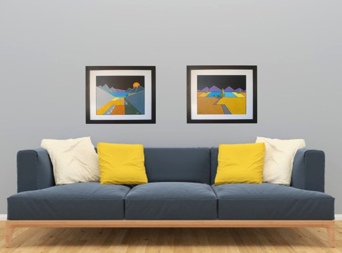 Диптих в интерьере