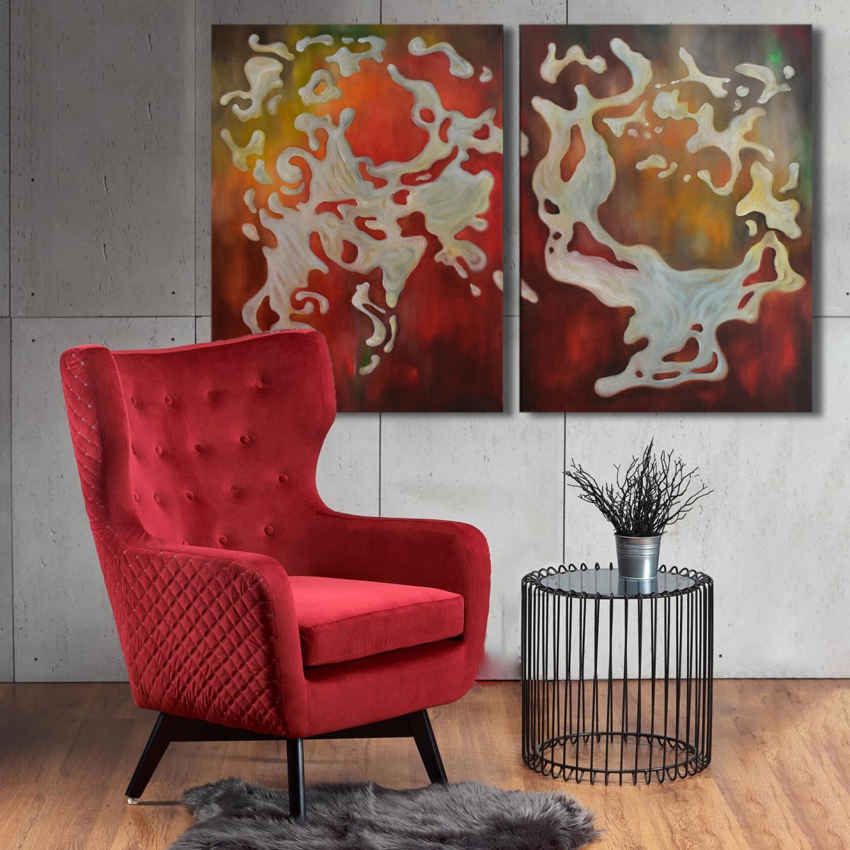 Картина над столом