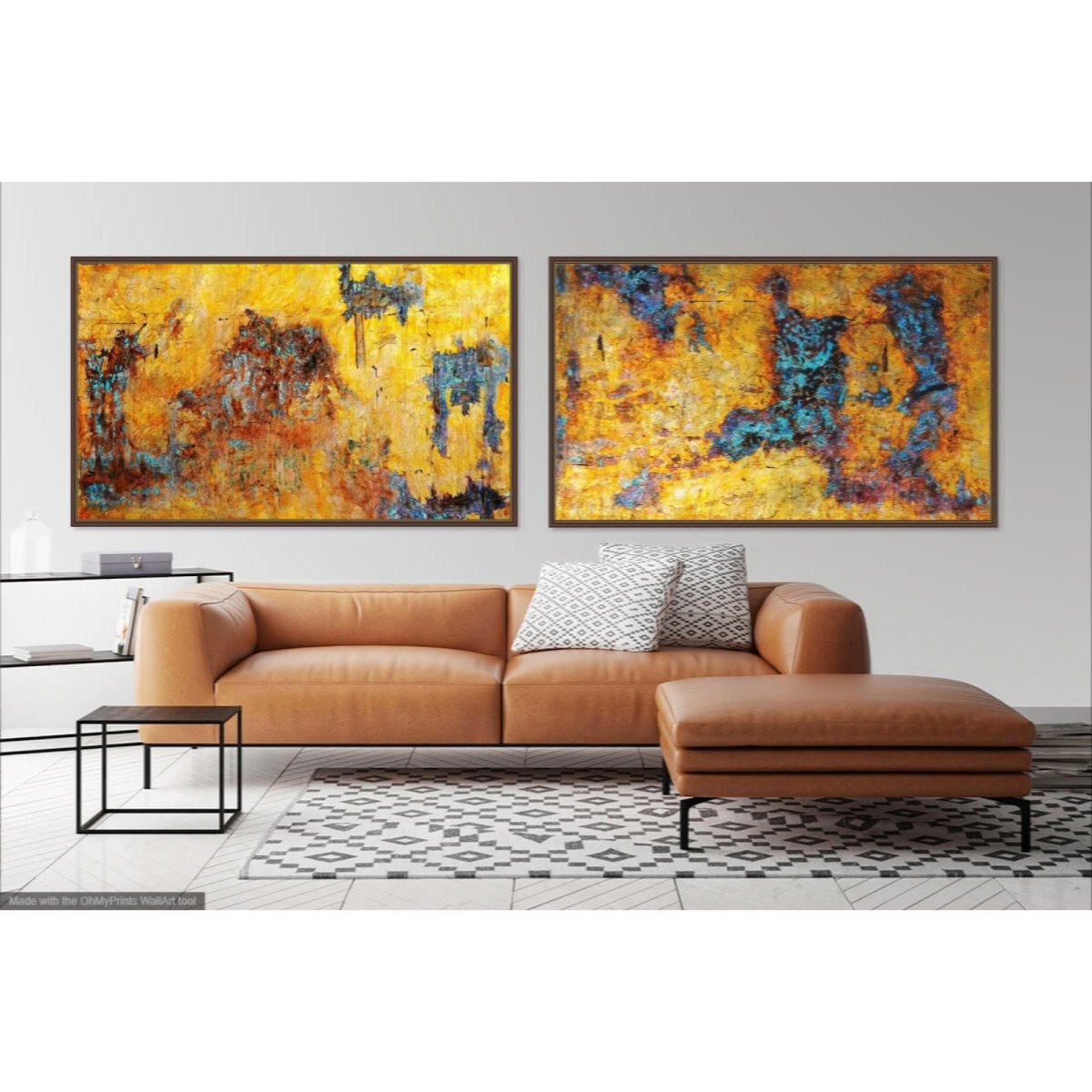 Диптих в интерьере