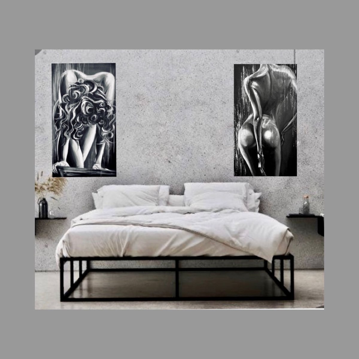 Деревянное панно диптих