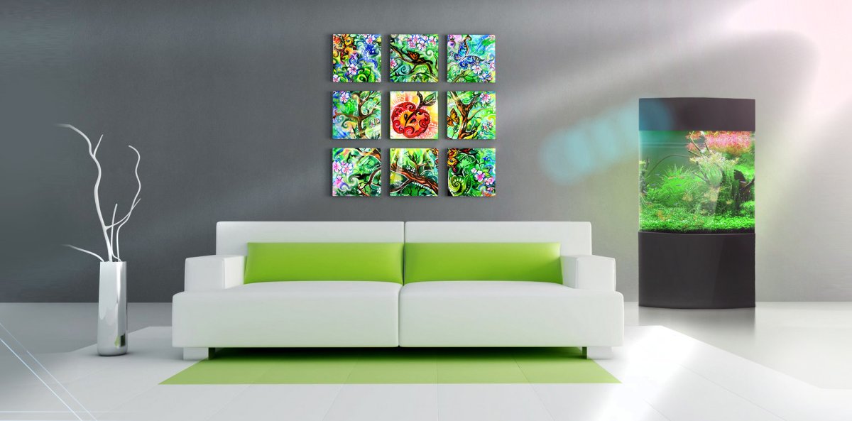 Диптих с паспарту