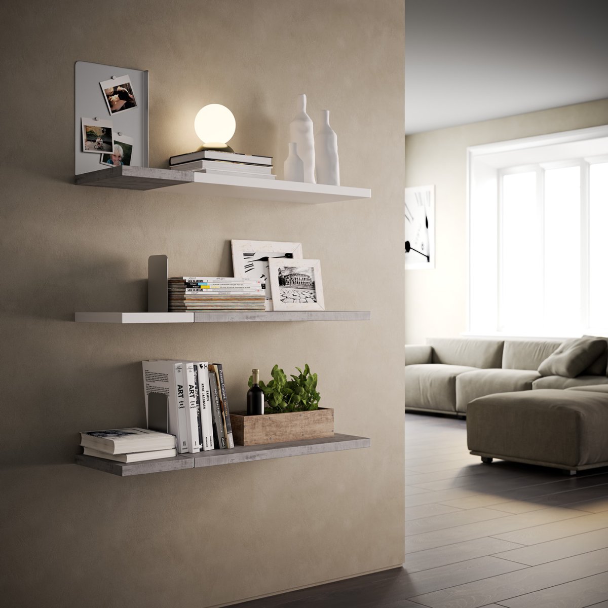 Полка кубическая, 20х10 см/24х10 см/28х10 см