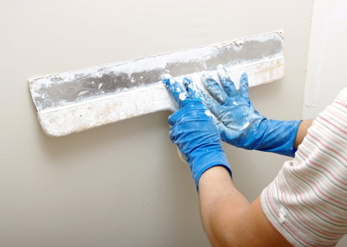 Стены Покрашенные водоэмульсионной