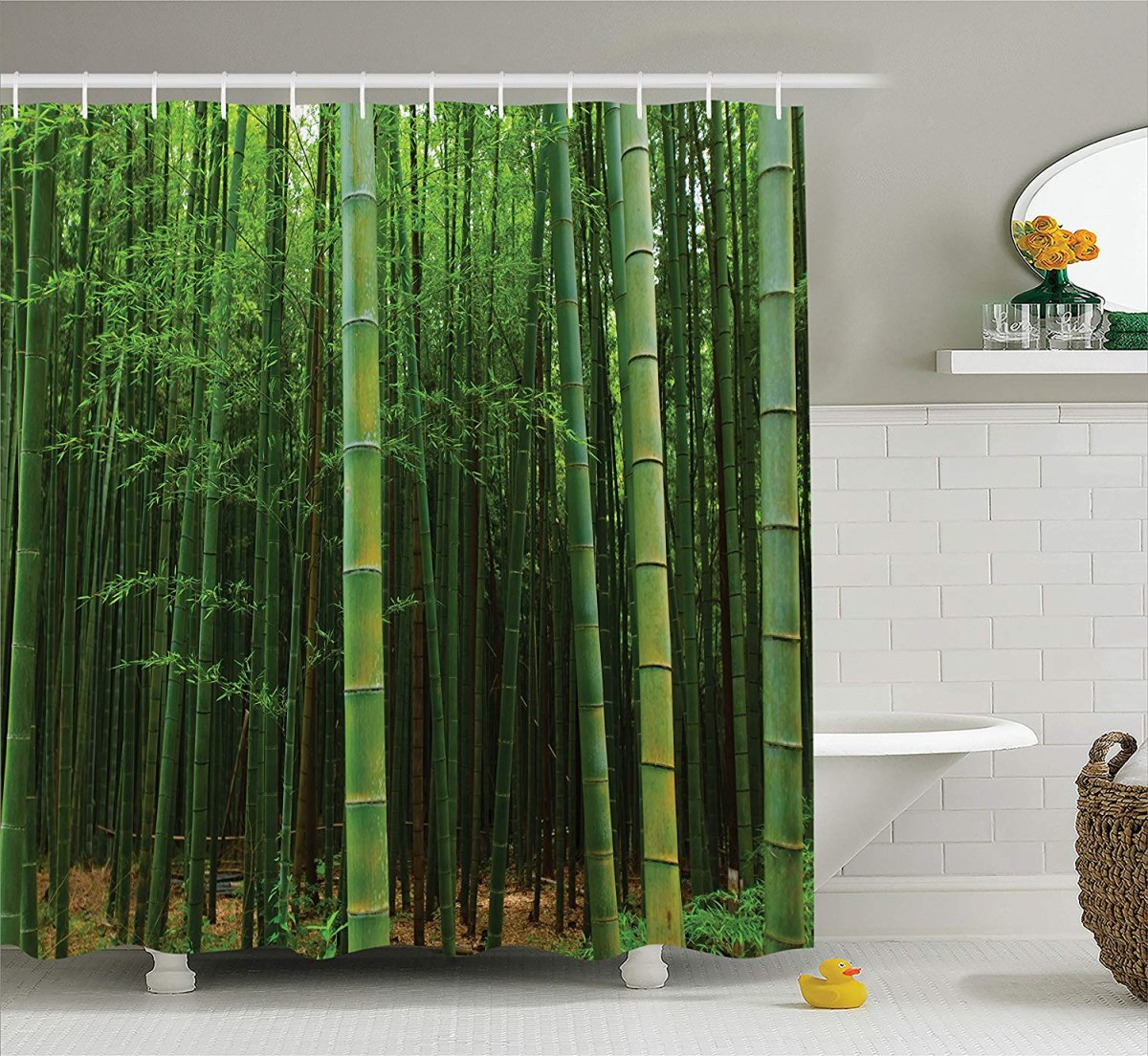 Бамбуковые шторы на дверь