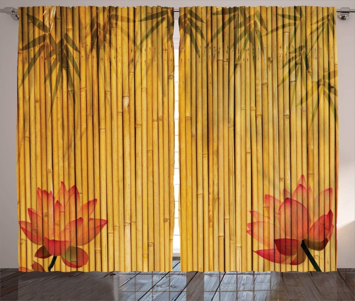 Фотошторы бамбук