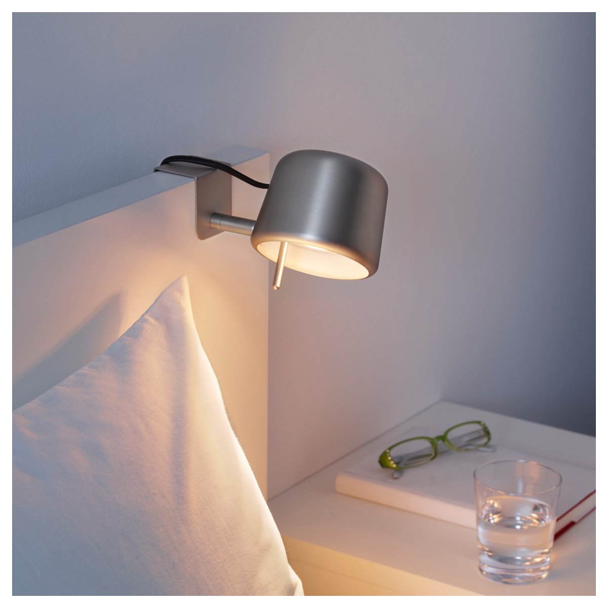 Спальня 3d панели с подсветкой