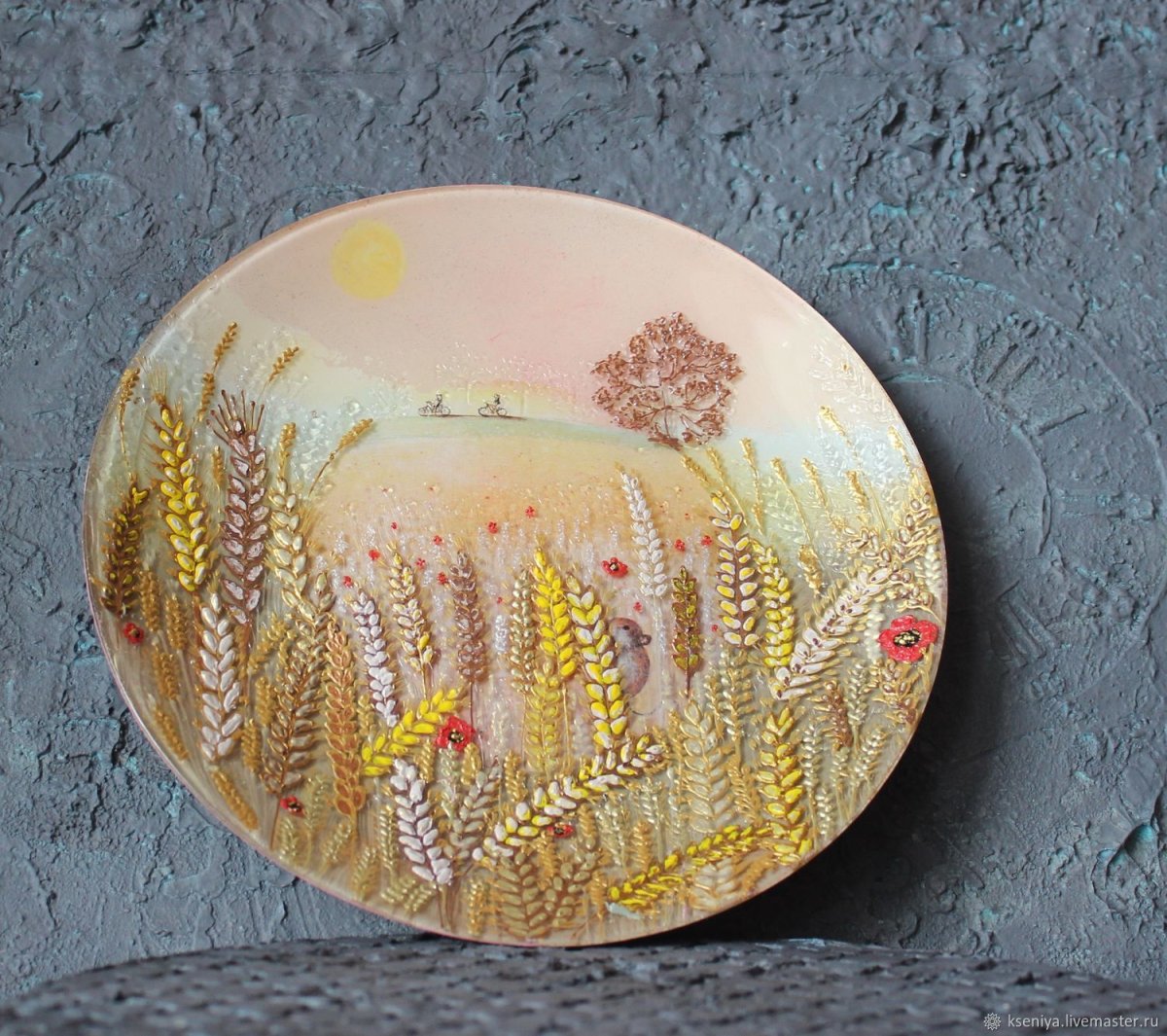 Расписные тарелки на кухню