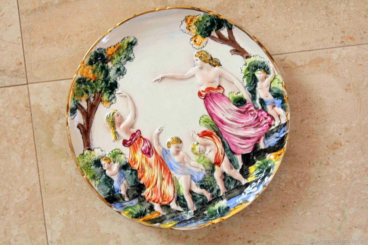 Декоративные тарелки на стену