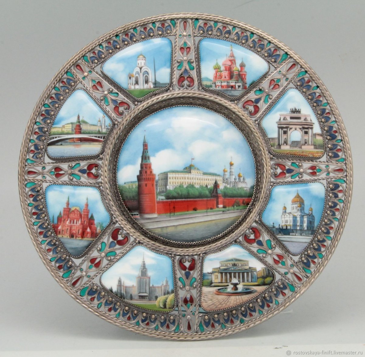 Настенные тарелки Лимож нарциссы