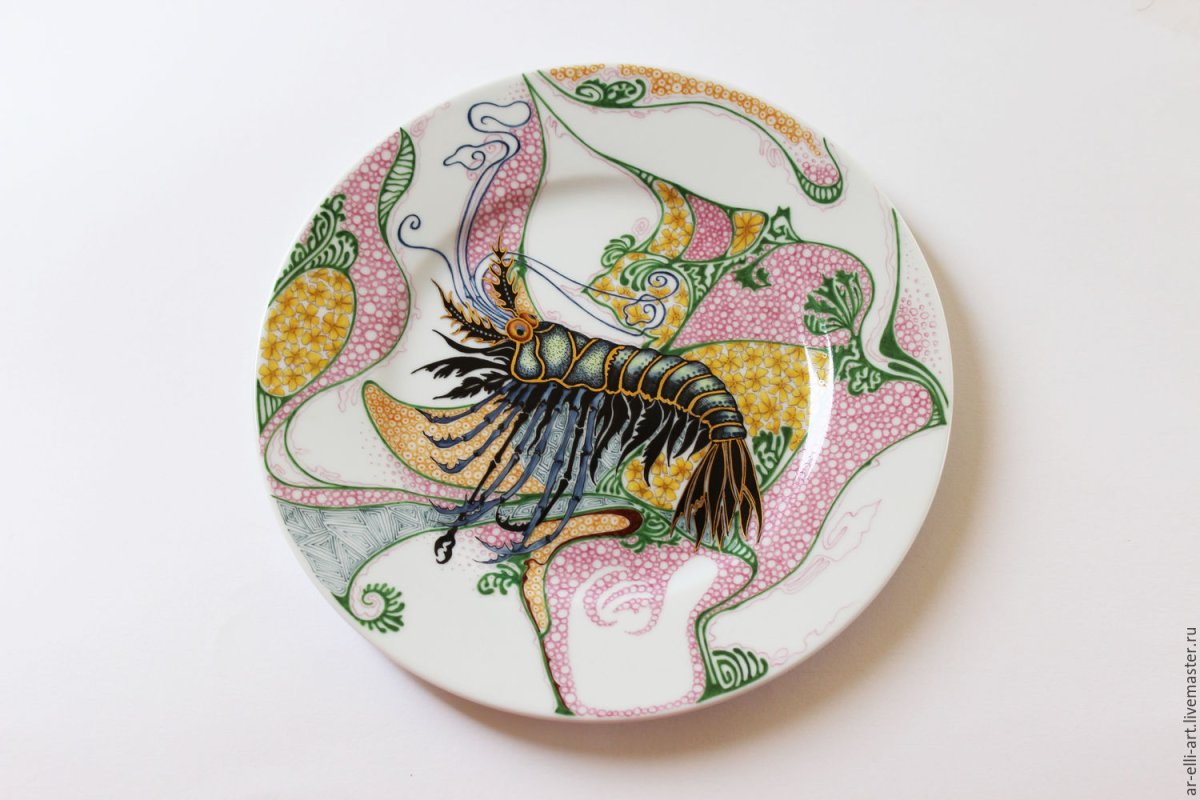 Тарелки на стену цветы