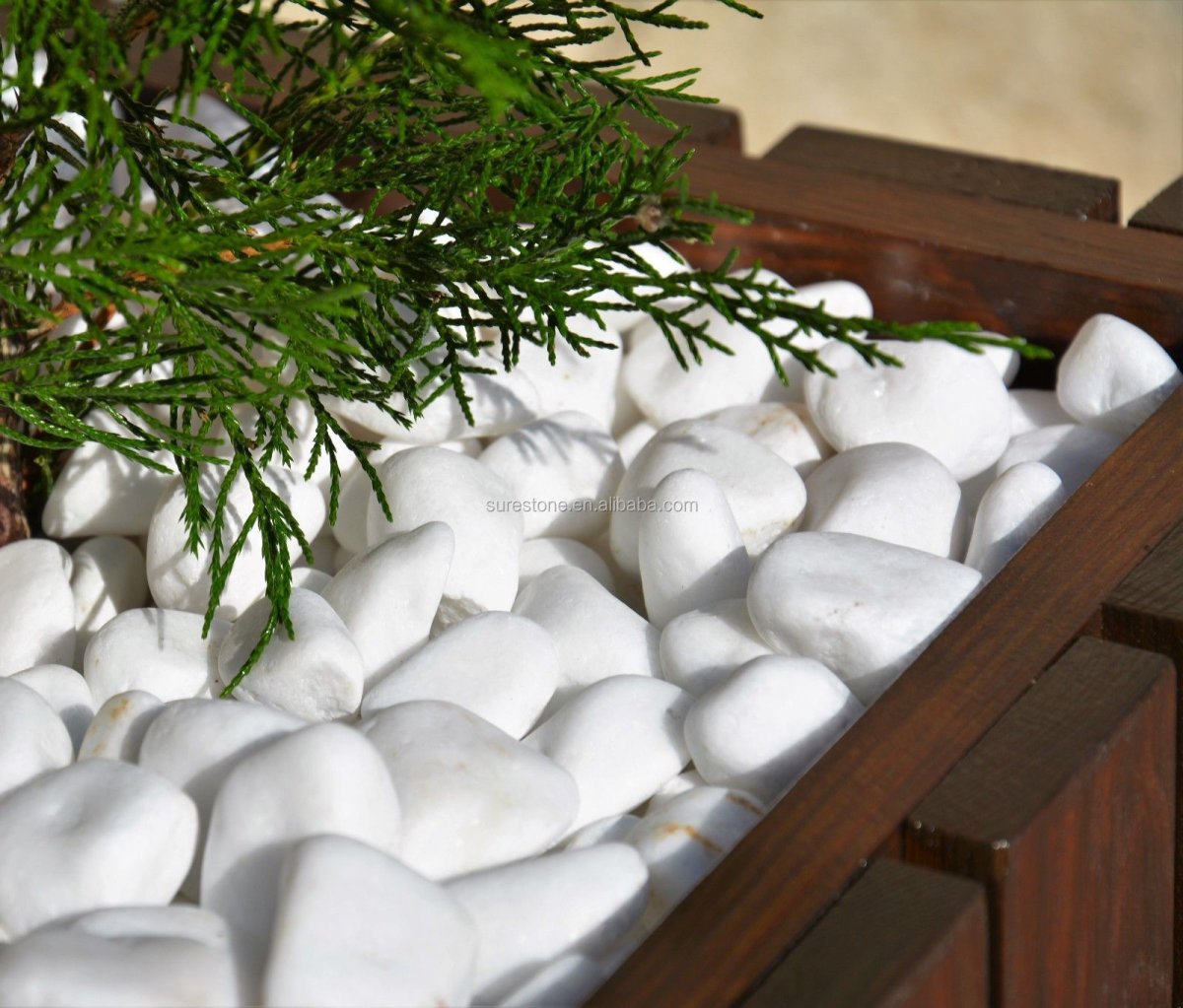 Мульча мраморная крошка