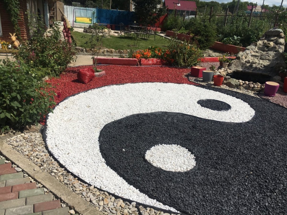 Мраморная крошка в ландшафтном дизайне