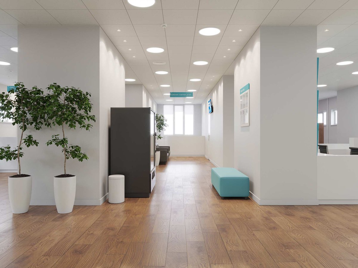 Интерьер поликлиники