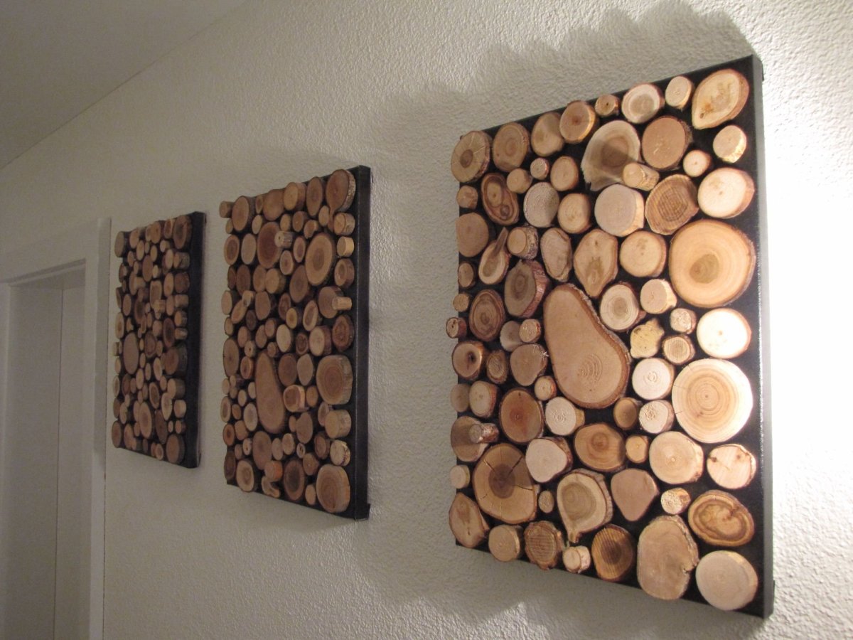 Деревянные спилы для декора