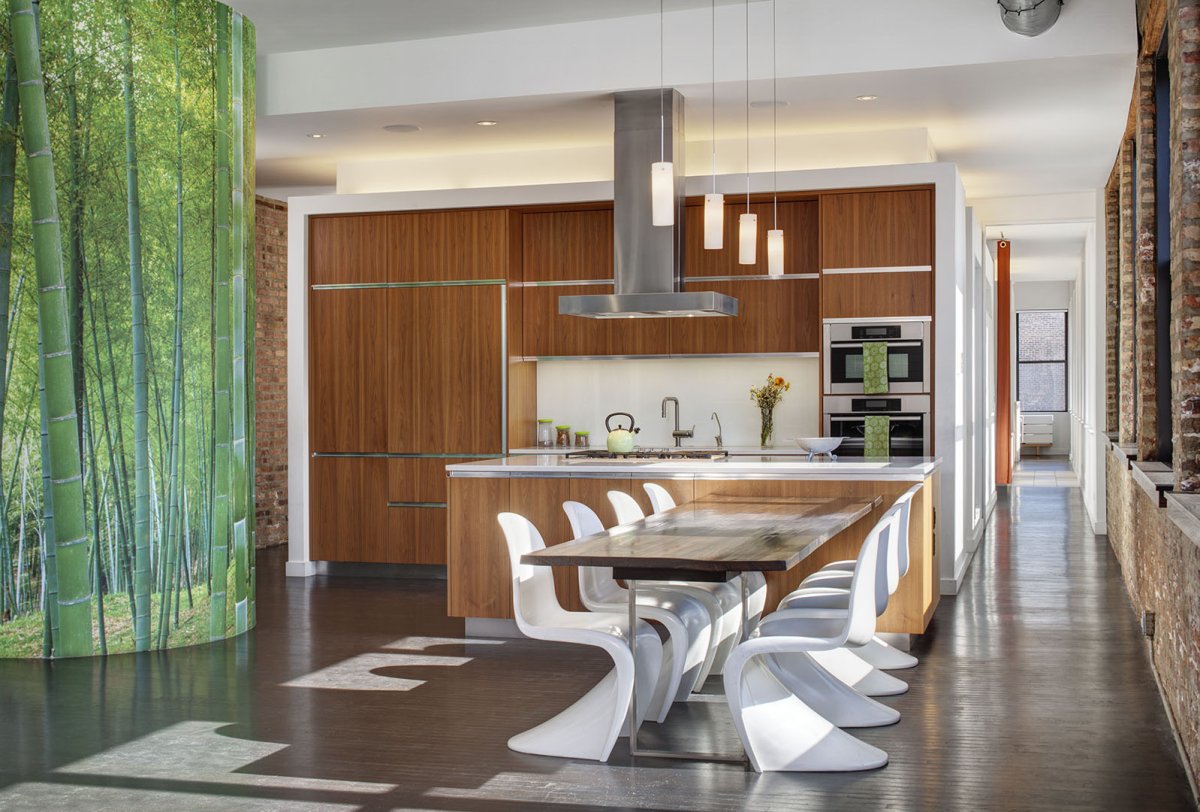 Барная стойка из бамбука