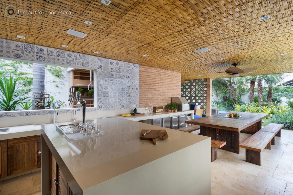 Кухня бамбуковый стиль