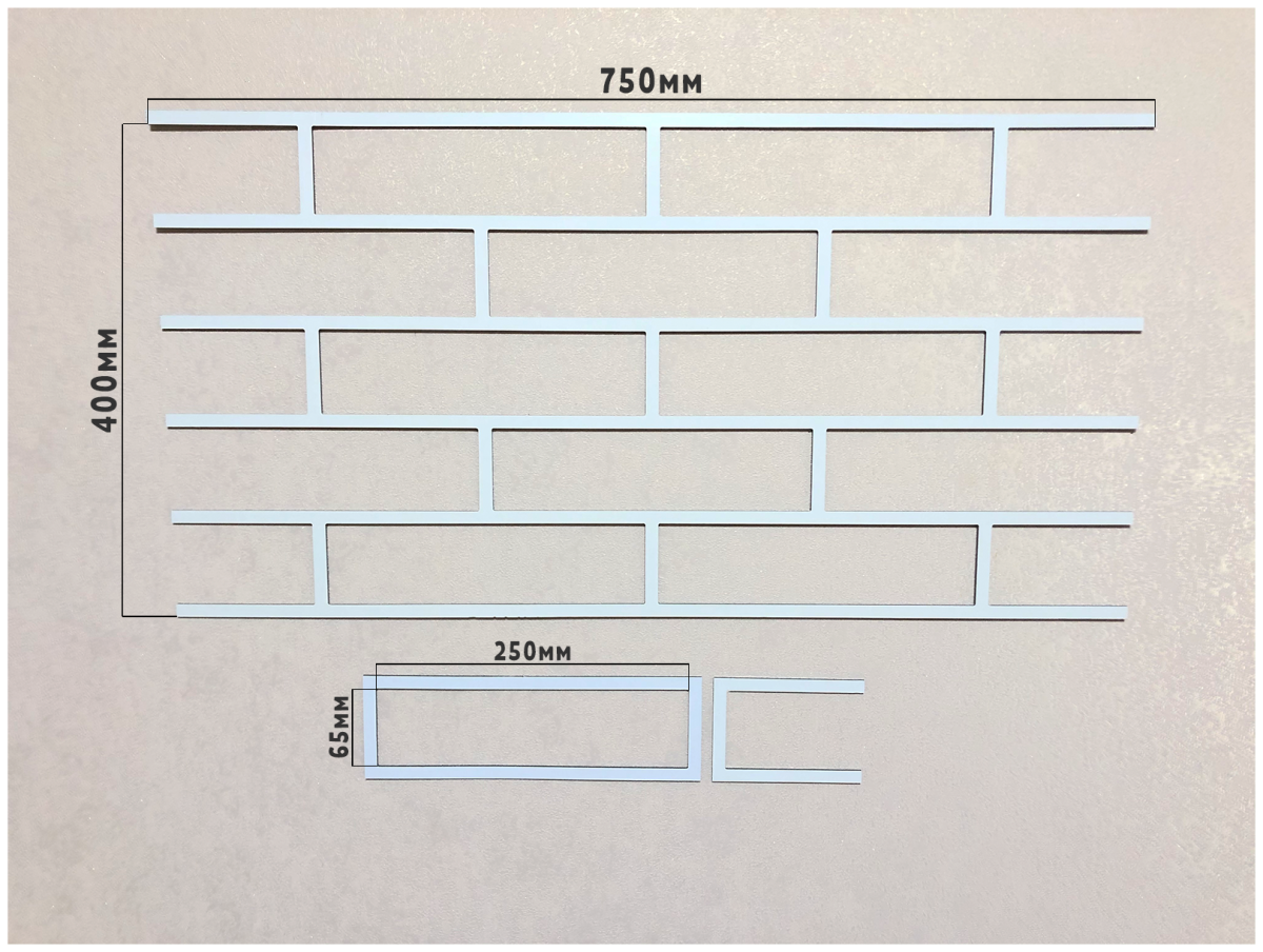 Трафарет для имитации кирпичной кладки - 62 фото