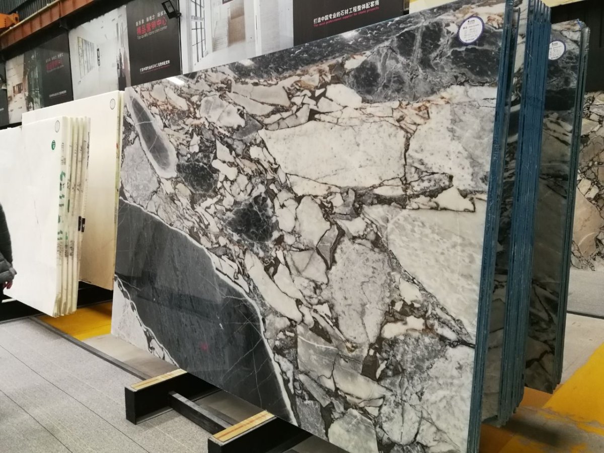 Блю Гэлакси мрамор в слэбах