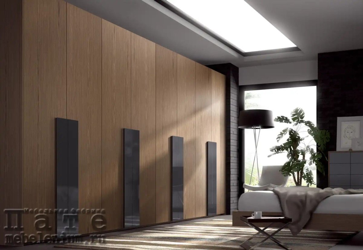 Современные шкафы из шпона