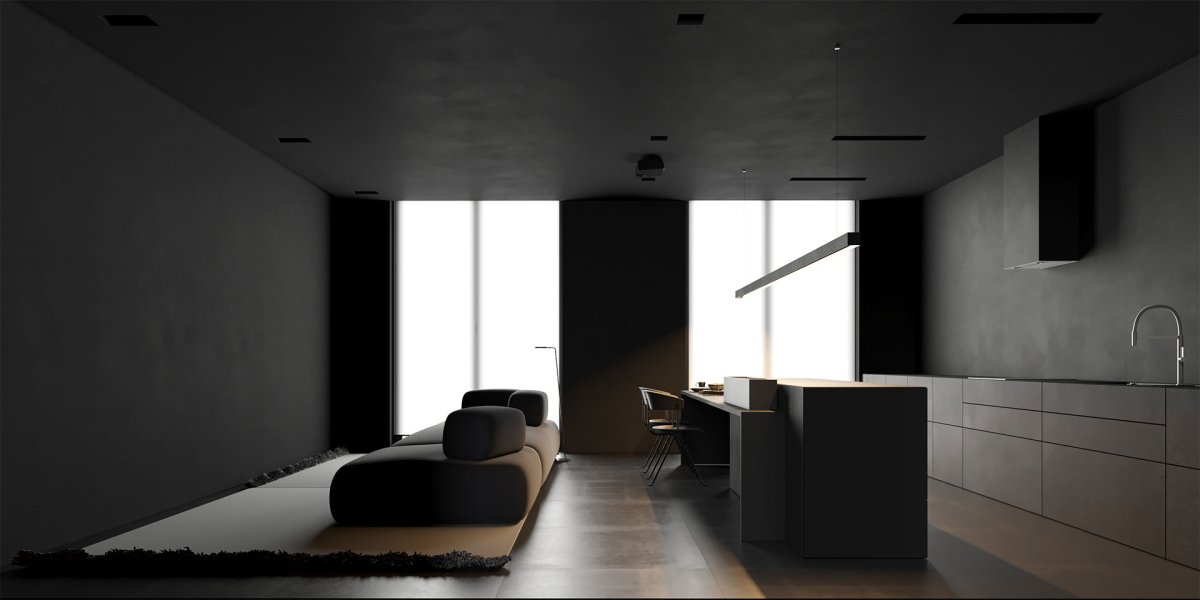 Спальня в минималистическом стиле