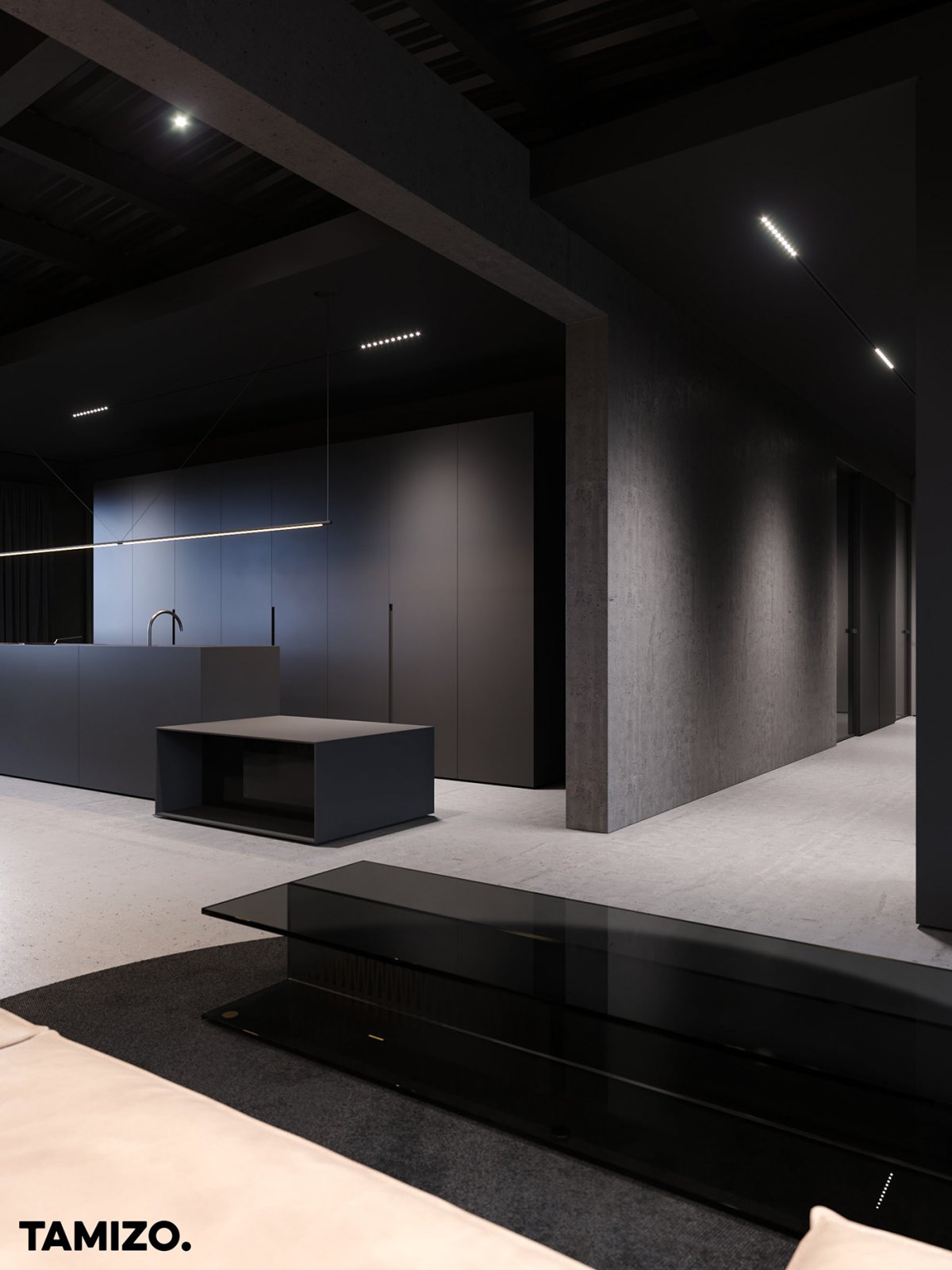 Тотал Блэк спальня