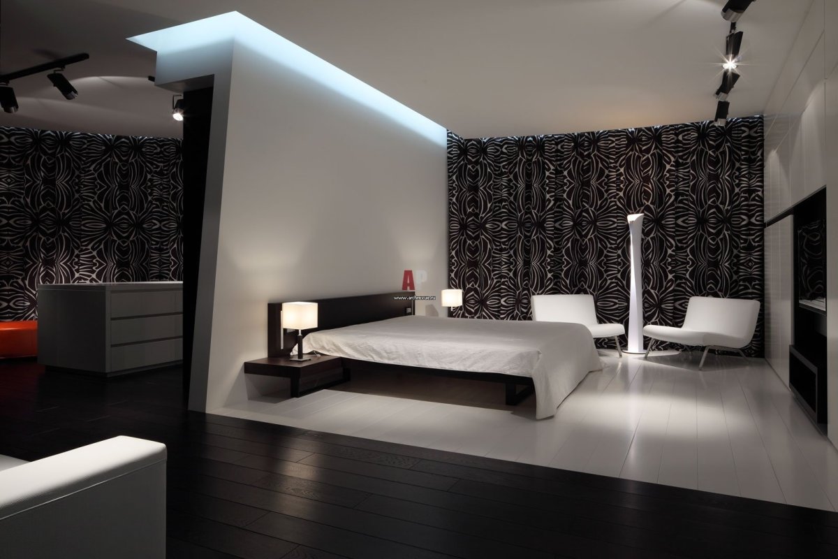 Квартира в стиле Минимализм в темных тонах