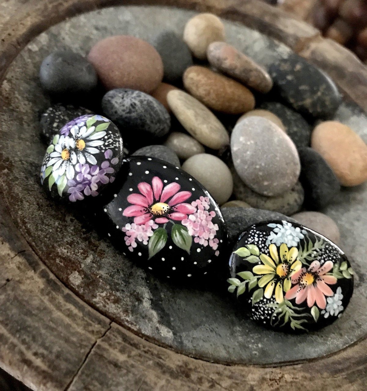 Идеи из камушков