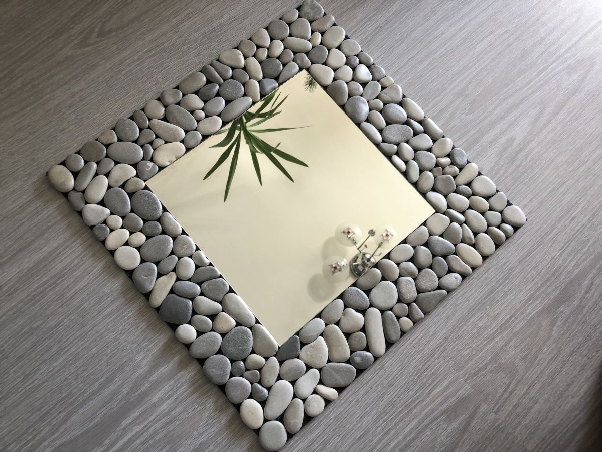 Декор из гальки