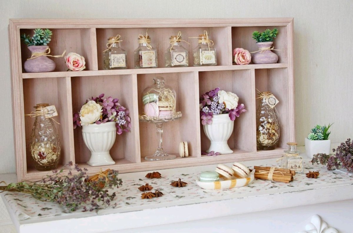 Полки на кухне в стиле Shabby Shick