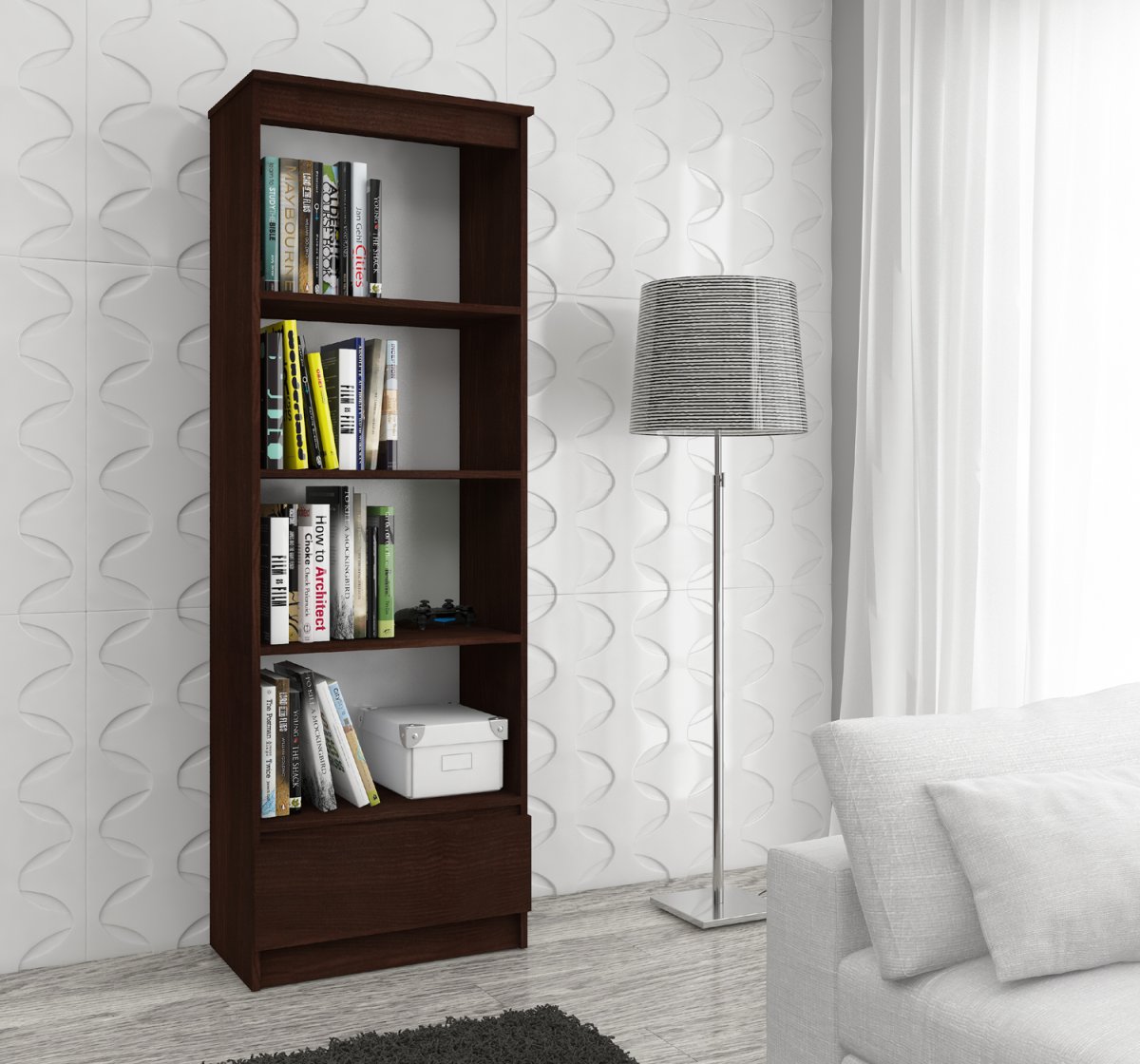 Оригинальные книжные стеллажи