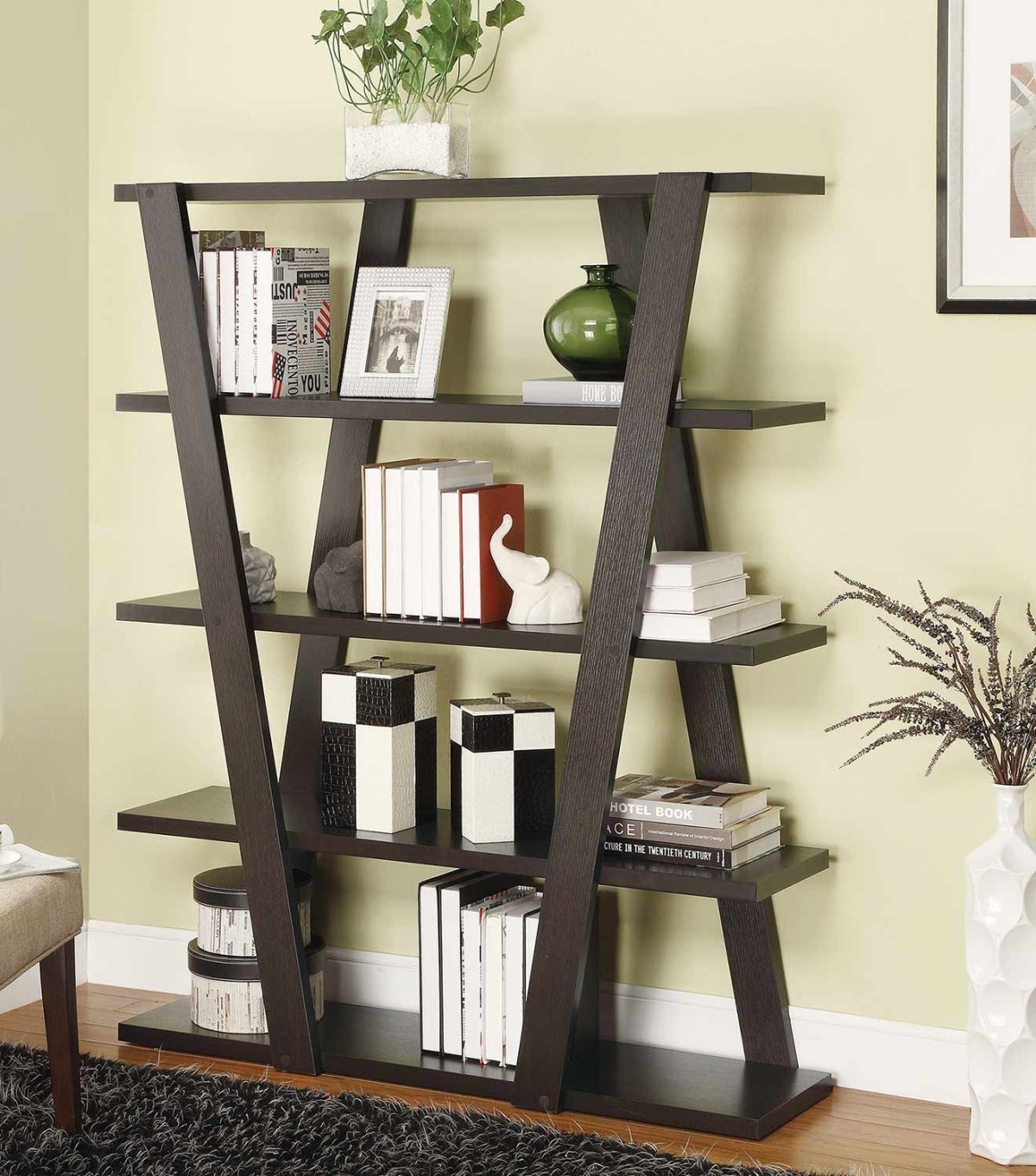 Книжный стеллаж низкий