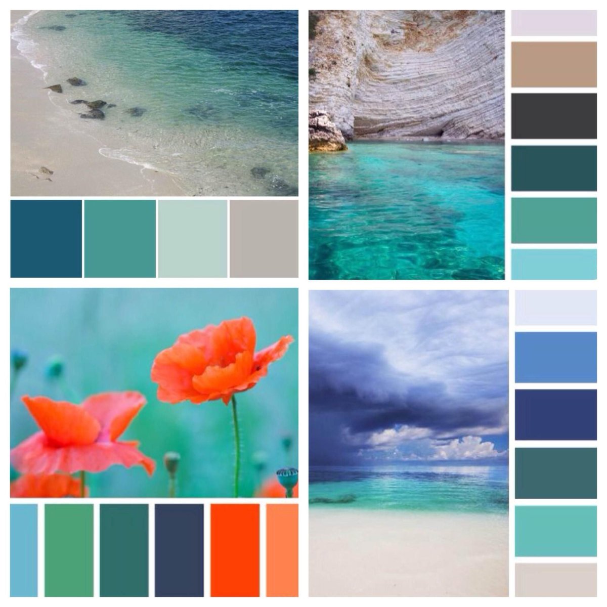 Сочетание цветов в интерьере