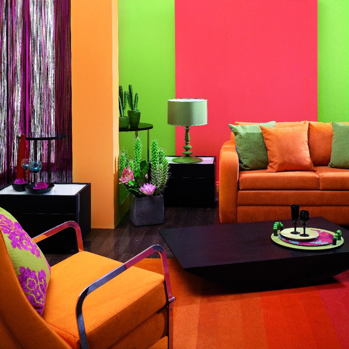 Бирюзовый интерьер