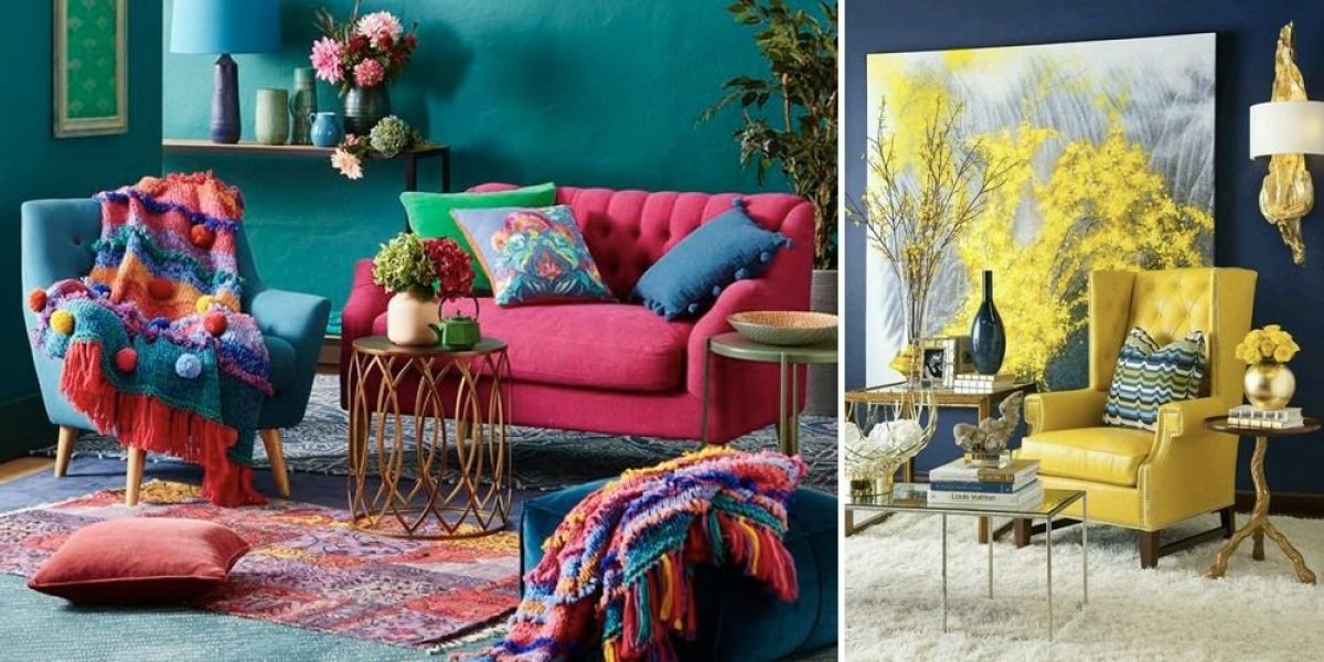 Оттенки желтого в интерьере