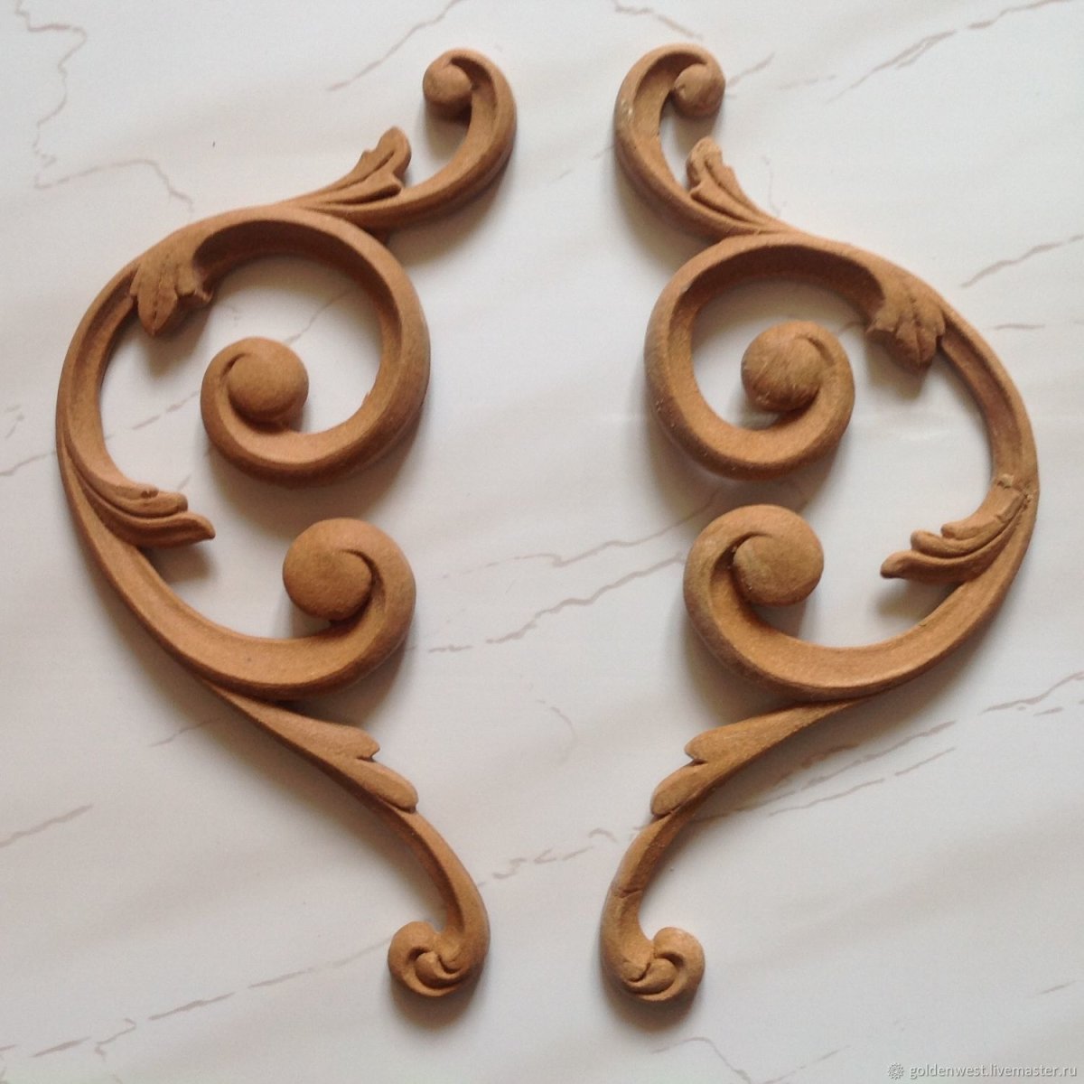 Деревянный Центральный накладной декор