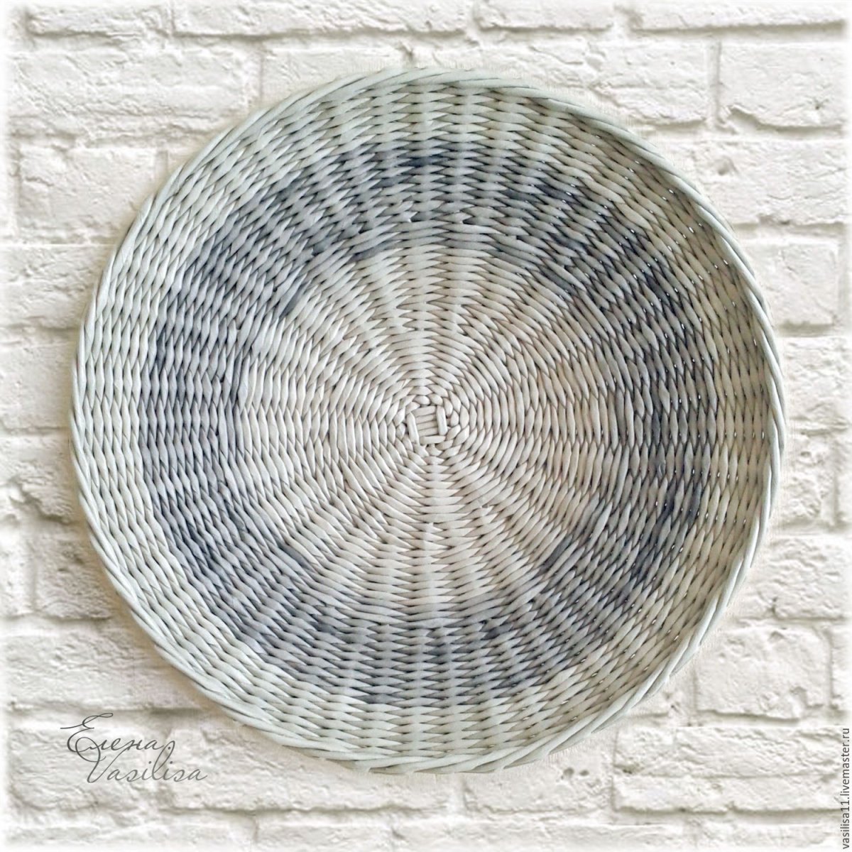 Декоративные тарелки плетение