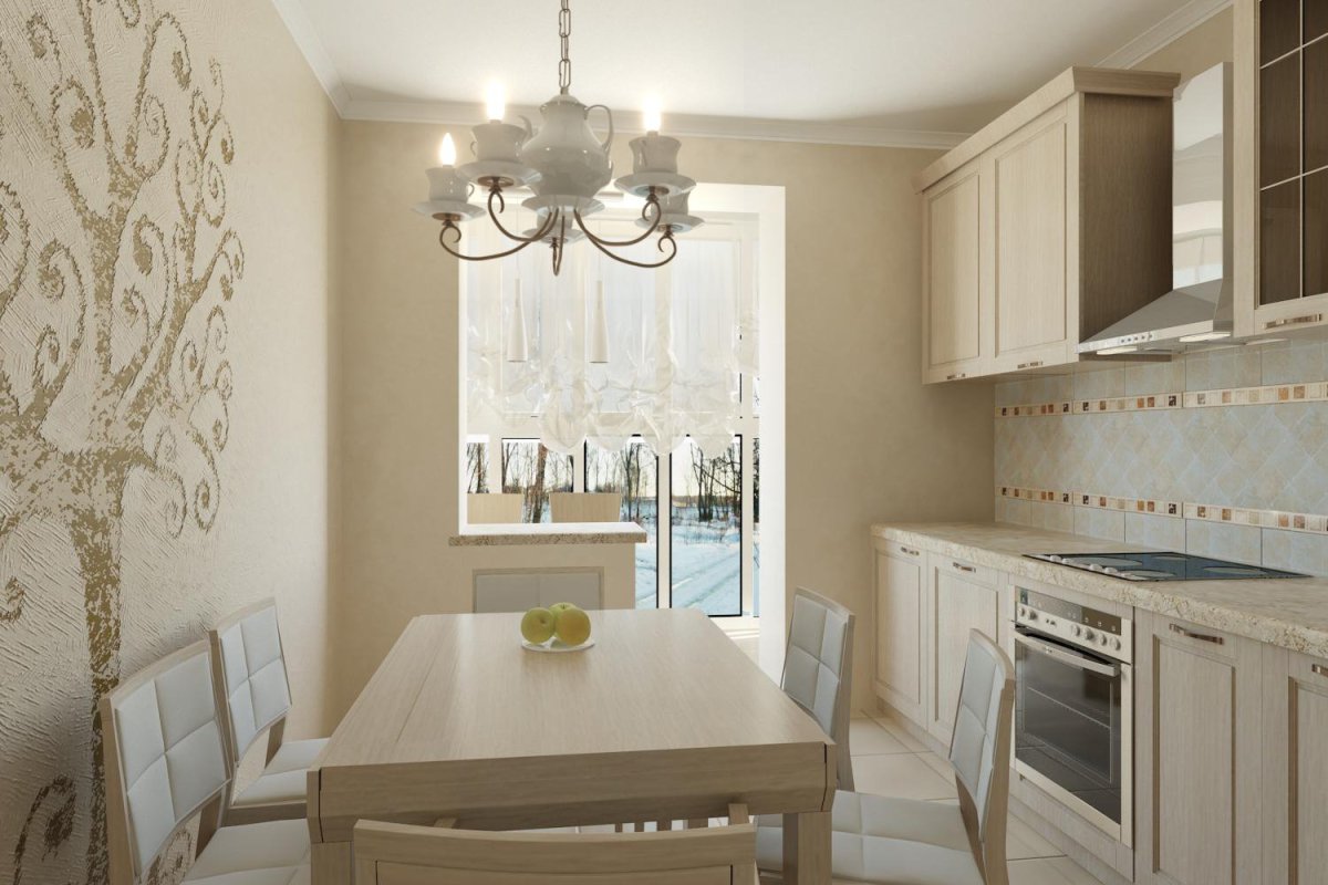 Цвет стен на кухне