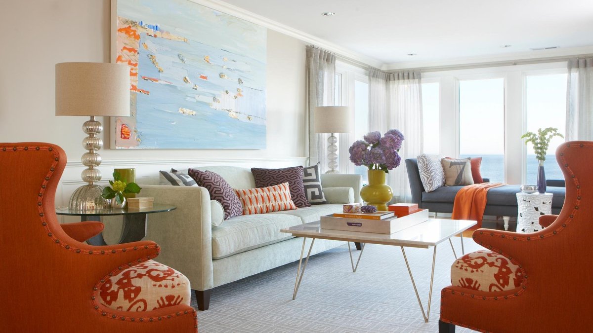 Цветовые акценты в интерьере